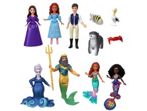 Disney The Little Mermaid Sada malých panenek a kamarádů ze země a moře
