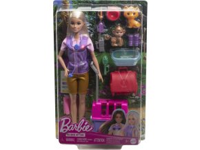 Barbie panenka zachraňuje zvířátka - blondýnka