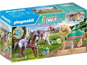 PLAYMOBIL® 71356 Tři koně Morgan, Quarter Horse a Shagya Arabian