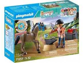 PLAYMOBIL® 71357 Kovář Ben a kůň Achilles