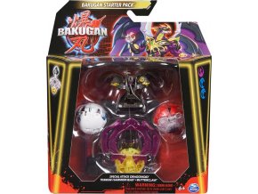 Bakugan™ Startovací sada Speciální útok Dragonoid, Hammerhead, Butterclaw