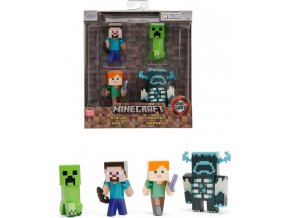 Figurky METALFIGS Minecraft figurky sada 4 ks 6 cm