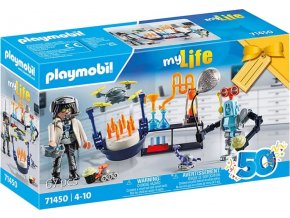 PLAYMOBIL® 71450 Výzkumník s roboty