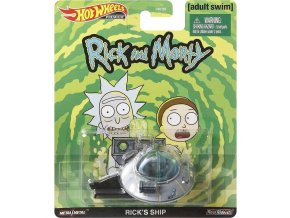 HW Prémiové auto Rick a Morty Rickova Vesmírná Loď