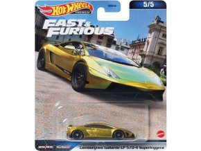 Hot Wheels Premium Rychle a zběsile LAMBORGHINI GALLARDO LP 570-4 SUPERLEGGERA