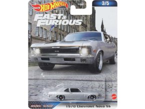 Hot Wheels Premium Rychle a zběsile 1970 CHEVROLET NOVA SS