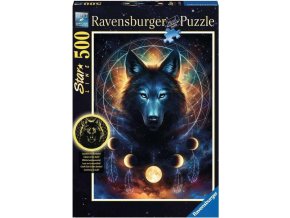 Ravensburger 13970 Svítící puzzle Měsíční vlk 500 dílků