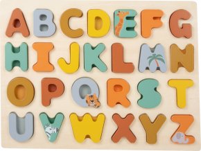SMALLFOOT SMALL FOOT Puzzle vkládací Safari abeceda