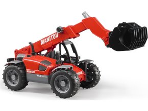 Bruder 02125 Konstrukční vozy - Manitou MLT 633 nakladač s teleskopickým ramenem 1:16