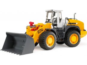 Bruder 02430 Konstrukční vozy - Liebherr traktor s radlicí na úklid silnic 1:16