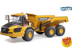 Bruder 02455 Kloubový Dumper Volvo A60H v měřítku 1:16