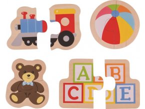 Bigjigs Toys Easy puzzle - Hračky