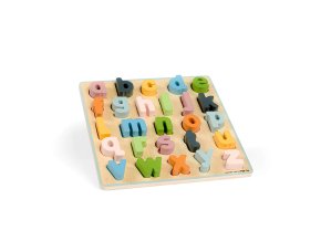 Bigjigs Toys Dřevěné puzzle malá písmena - abc