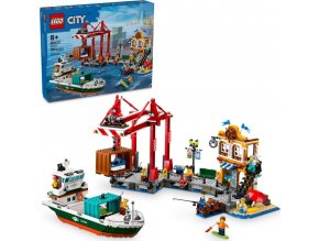 LEGO® City 60422 Přístav s nákladní lodí