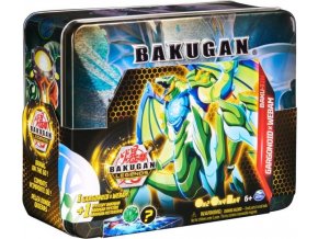 Plechový box s exkluzivním Bakuganem S5 GARGONOID x WEBAM