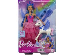 Mattel Barbie Panenka 65. výročí safírový okřídlený jednorožec