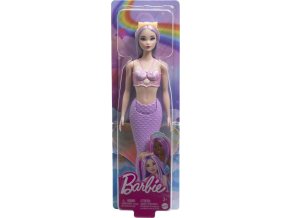 Barbie panenka pohádková mořská panna - fialová