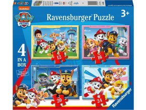 Tlapková patrola puzzle 4 v 1