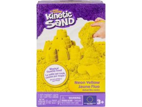 Kinetic Sand Neonová barva písku žlutá 227g