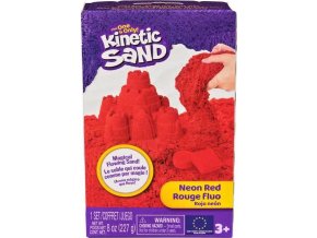 Kinetic Sand Neonová barva písku červená 227g