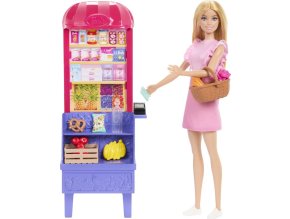 Barbie panenka Malibu nakupuje herní set