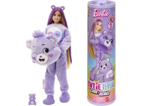 Barbie CUTIE REVEAL Barbie a starostliví medvídci - fialová