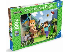 Minecraft puzzle100 dílků