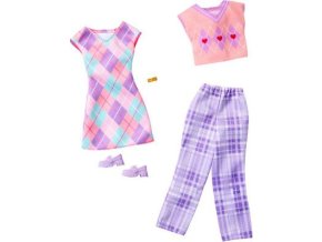 barbie set obleceni 2 ks ctverce