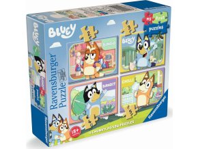 Moje první puzzle Bluey 2/3/4/5 dílků