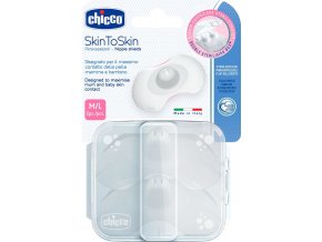 Chránič bradavek SkinToSkin silikon 2 ks, M / L