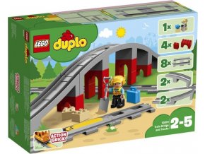 LEGO® DUPLO® 10872 Doplňky k vláčku – most a koleje