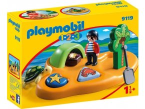 PLAYMOBIL® 9119 Pirátský ostrov (1.2.3)