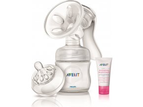 Philips AVENT Odsávačka mateř.ml. Natural se zásobníkem 125ml+krém