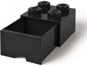 LEGO Úložný box 250x252x181 se šuplíkem černý