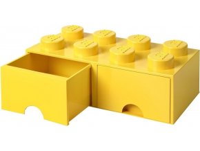 LEGO Úložný box 250x502x181 se šuplíky žlutý