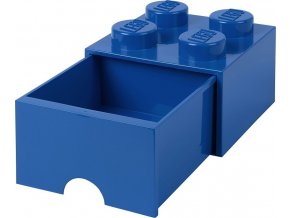 LEGO Úložný box 250x252x181 se šuplíkem tmavě modrý