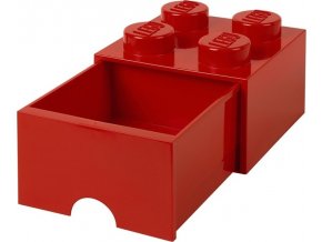 LEGO Úložný box 250x252x181 se šuplíkem červený