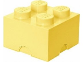 LEGO Úložný box 250x252x181 světle žlutý