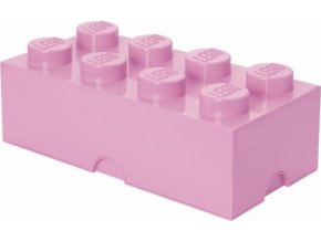 LEGO Storage box 8 ukládací box 8 Světle růžový