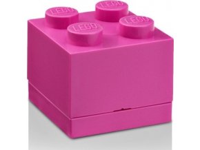 LEGO Mini box 45x45x42 růžový