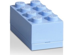 LEGO Mini box 45x91x42 světle modrý
