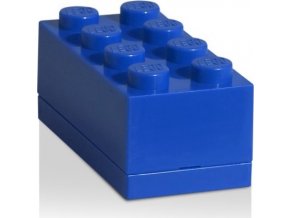 LEGO Mini box 45x91x42 tmavě modrý