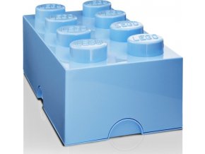 LEGO Storage box 8 ukládací box 8 Světle modrý