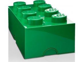 LEGO Storage box 8 ukládací box 8 Tmavě zelený