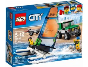 LEGO® City 60149 4x4 s katamaránem