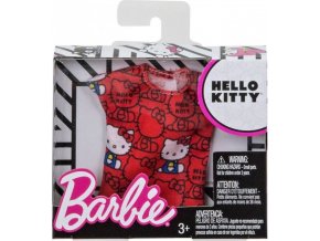 Barbie Topy Hello Kitty tričko červené