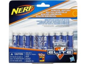 NERF Elite náhradní šipky 10ks, speciální edice modré