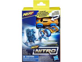 NERF Nitro náhradní autíčko a překážka Sparksmash