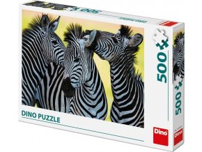 Puzzle Tři zebry 500 dílků