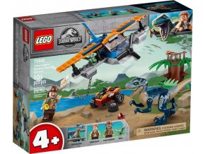 LEGO® Jurassic World 75942 Velociraptor: Záchranná mise s dvouplošníkem